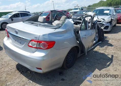 2012 Toyota Corolla Le z USA, uszkodzony, nr VIN 2T1BU4EE4CC767319